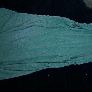 Grey Strapless Maxi Dress